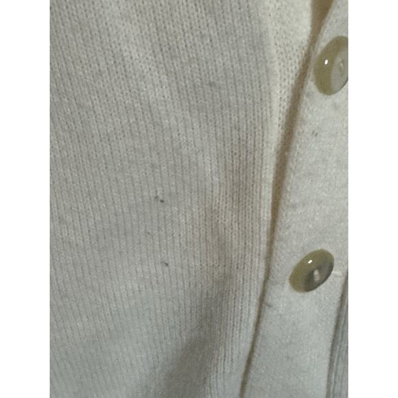 VTG Cheerleader Supply Co. Chuck A Burger Striped Large Sweater Cardigan USA - Picture 6 of 8